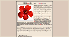 Desktop Screenshot of hibiscus-flower.com
